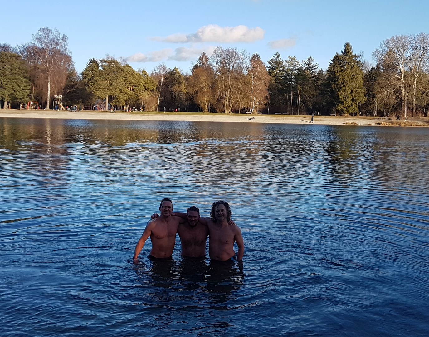 Neujahrs Eisschwimmen 2018 am Kuhsee